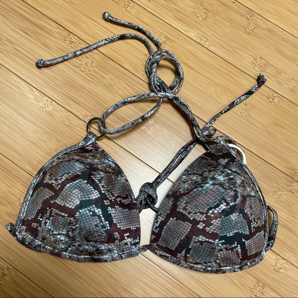 Venus Metallic Python Snakeskin Bikini - image 2